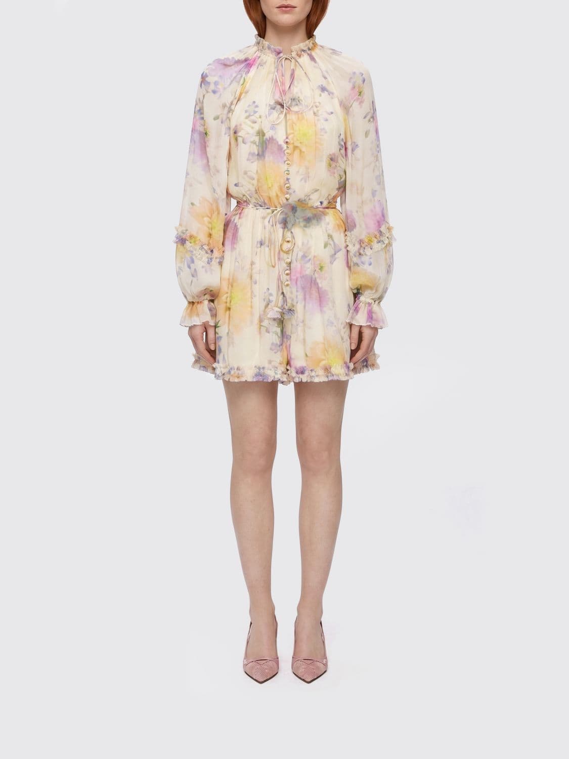 Zimmermann Floral Viscose Jumpsuit