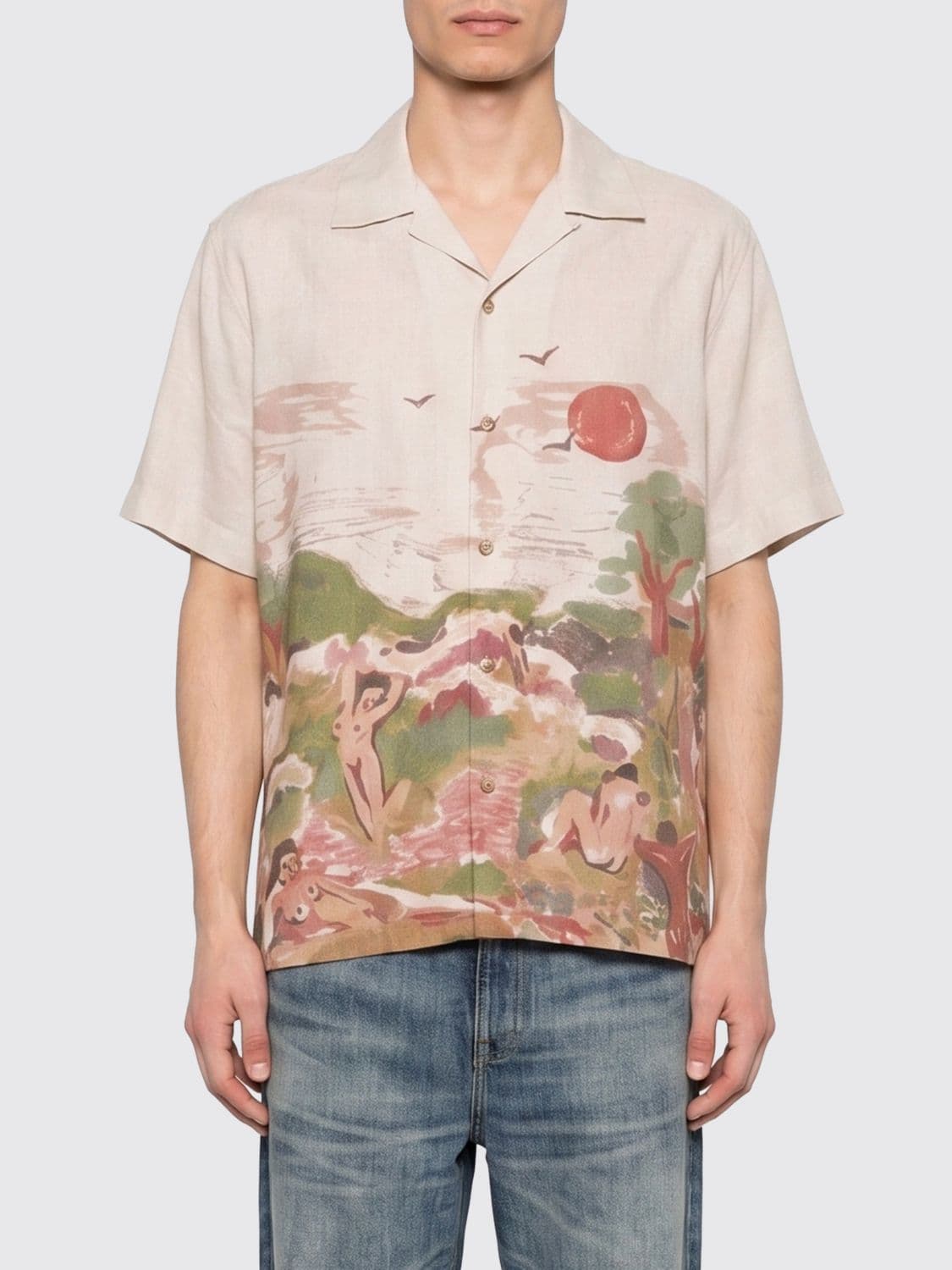 Carne Bollente Cotton and Linen Casual Shirt