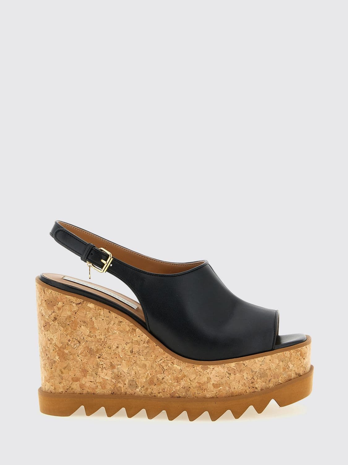 Stella Mccartney Sneak-Elyse Wedge Sandals in Polyurethane