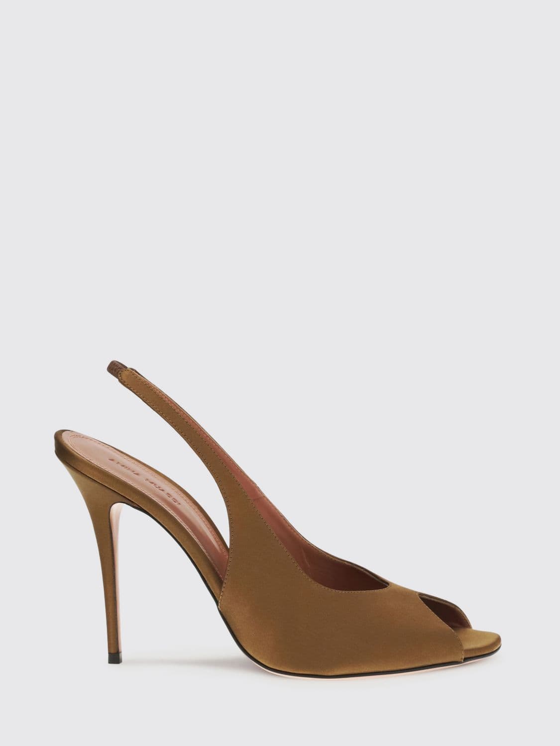 Amina Muaddi Kristina Sandals in Silk Satin · 38