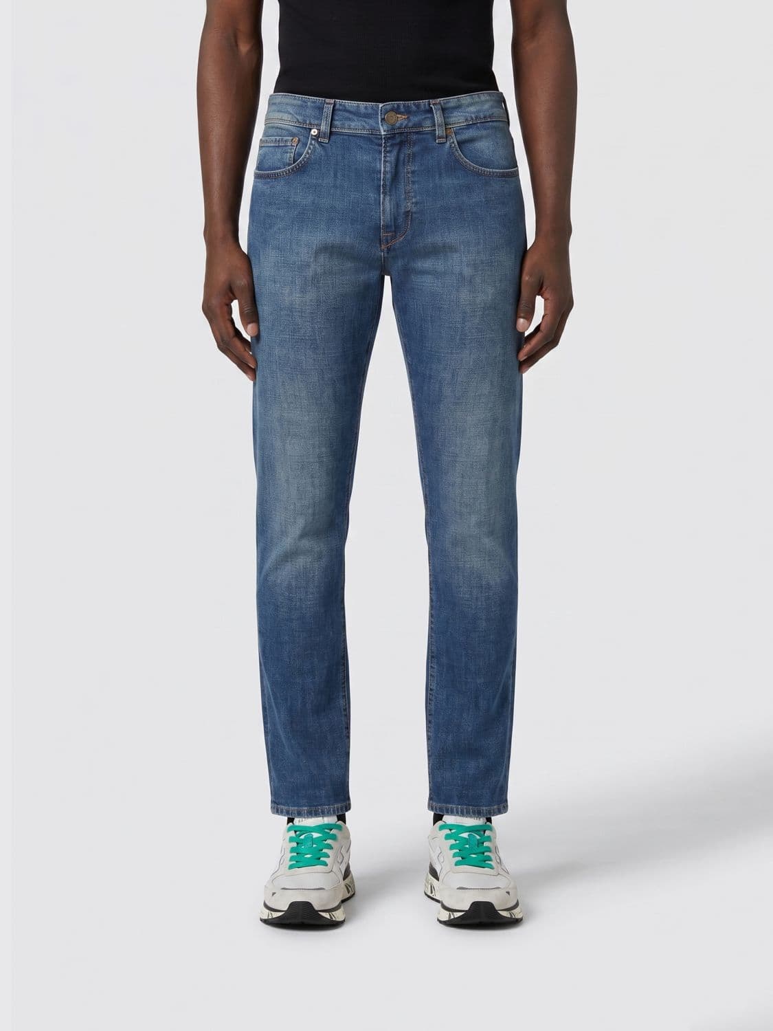Incotex Slim Fit Cotton Denim Jeans