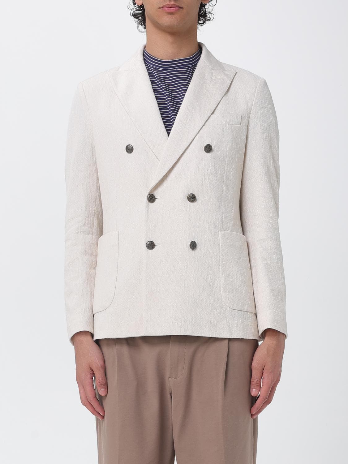 Circolo 1901 Double Breasted Cotton Blazer
