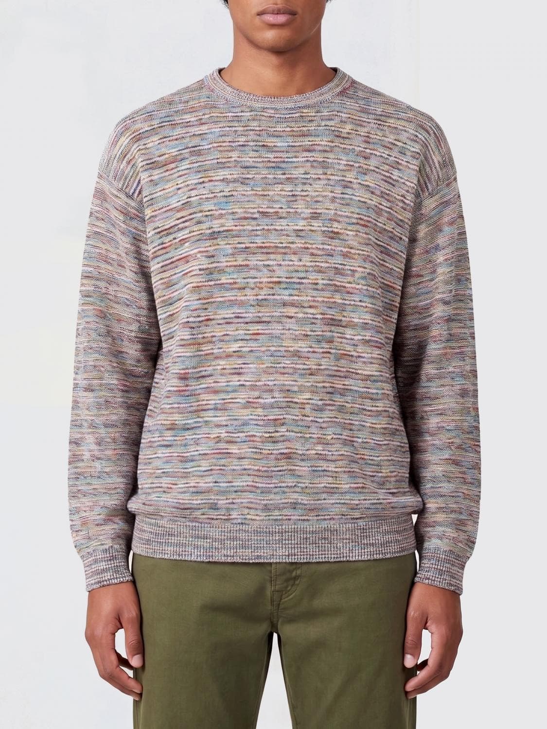 Paul Smith Multicolor Cotton Crew Neck Sweater