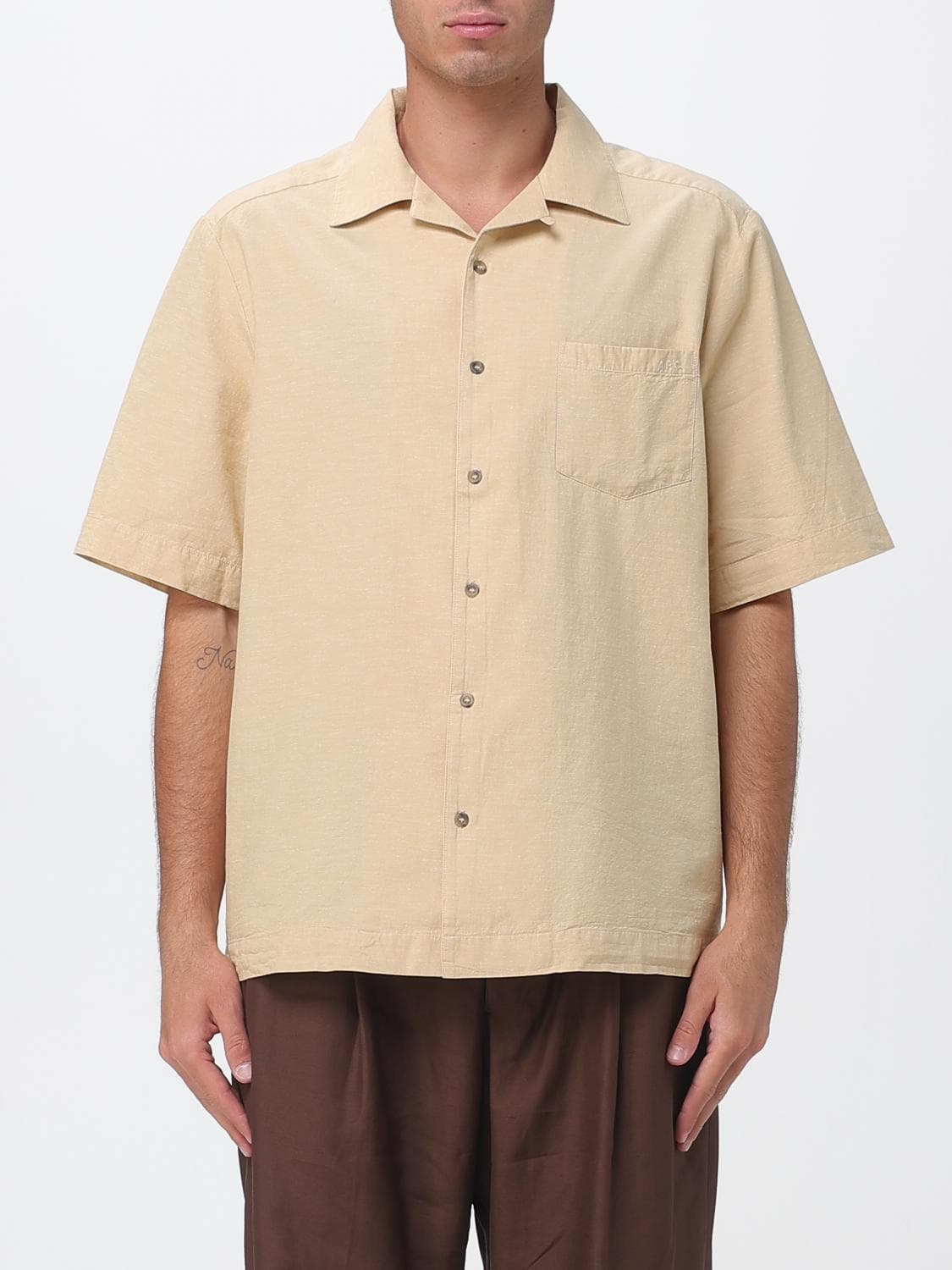 A.p.c. A. P.C. Linen Blend Shirt