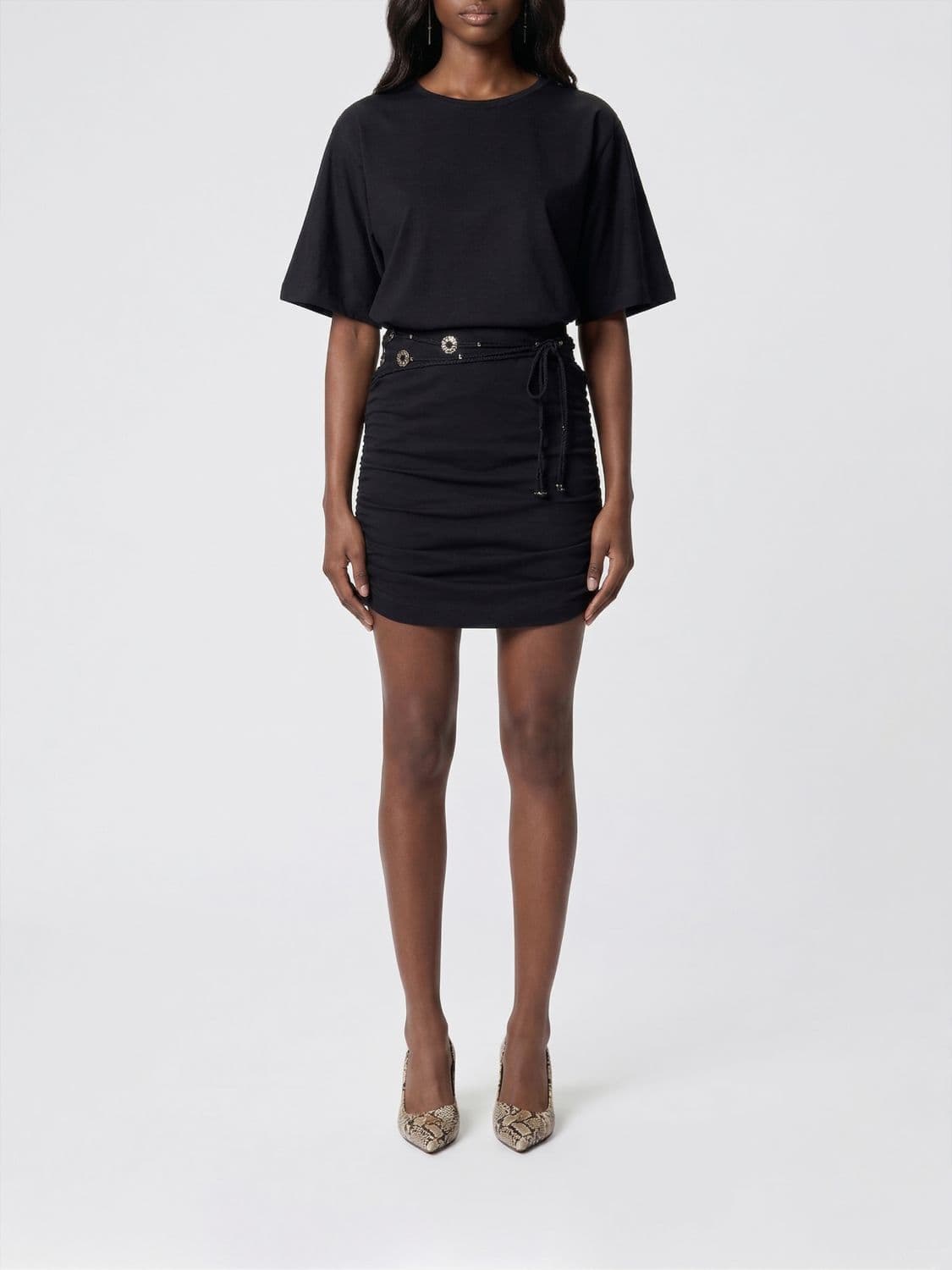 Pinko Cotton T-shirt Dress