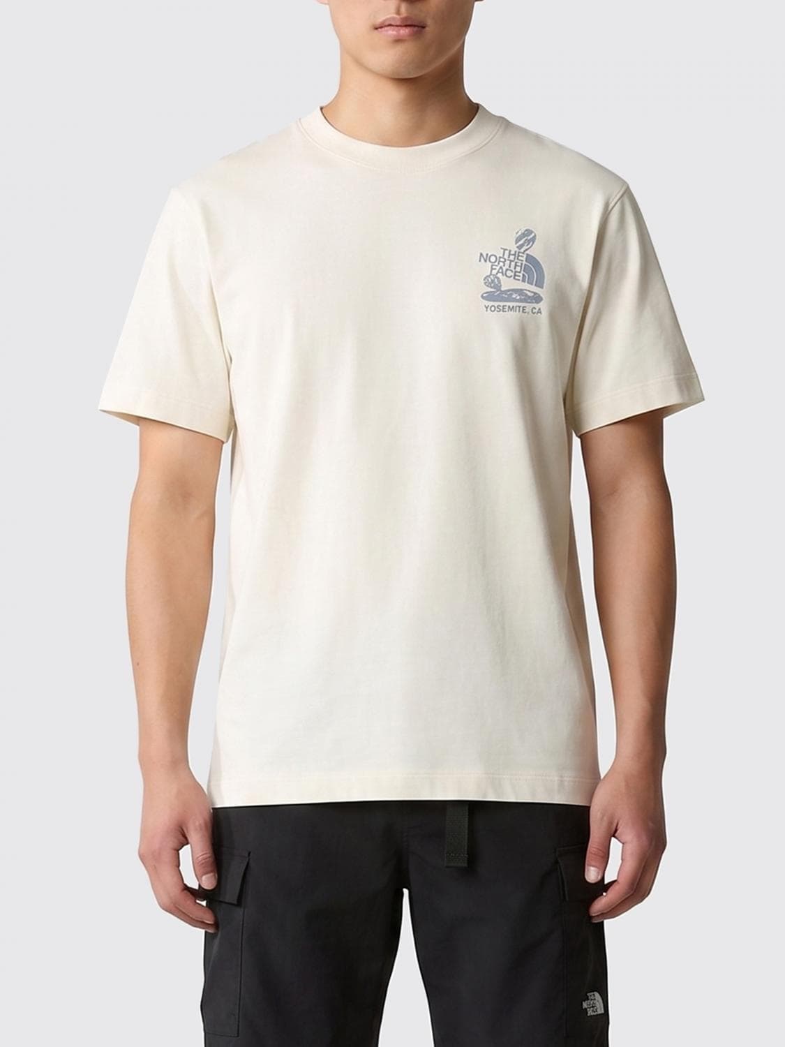 The North Face Cotton T-shirt with Contrast Logo on the Chest