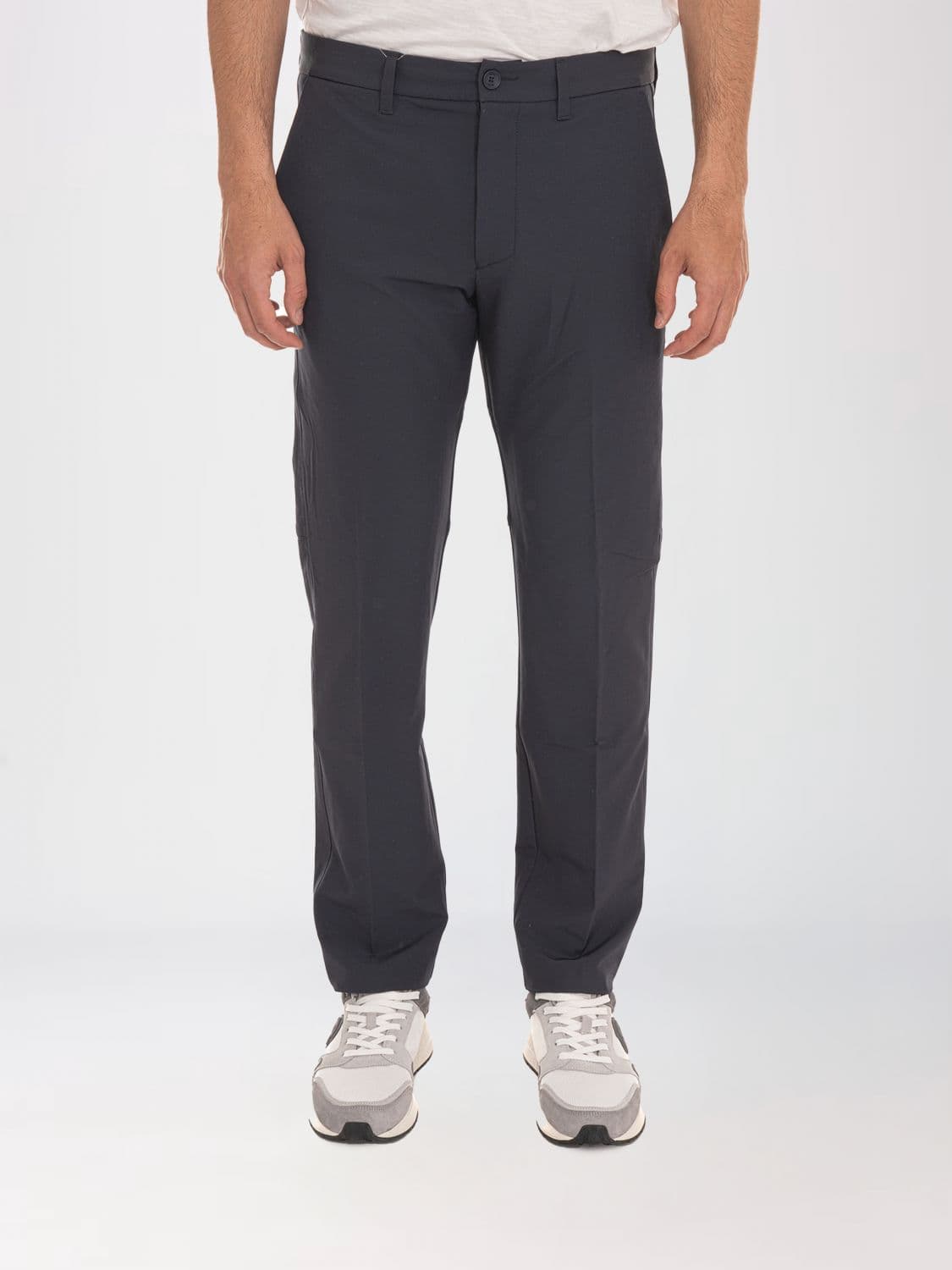 Boss Water-Repellent Slim Fit Stretch Technical Fabric Trousers