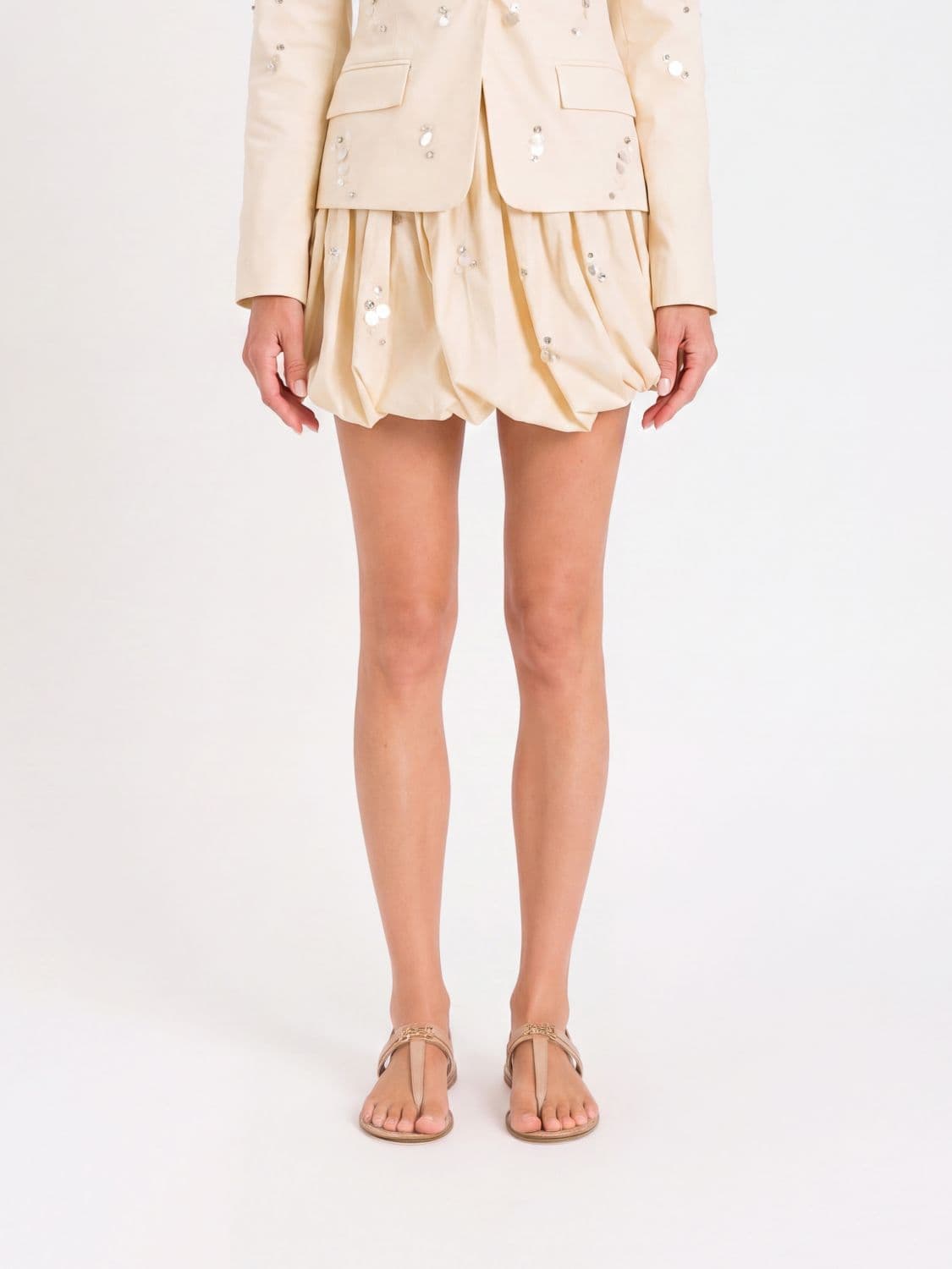 Actitude Twinset Sequin Balloon Skirt