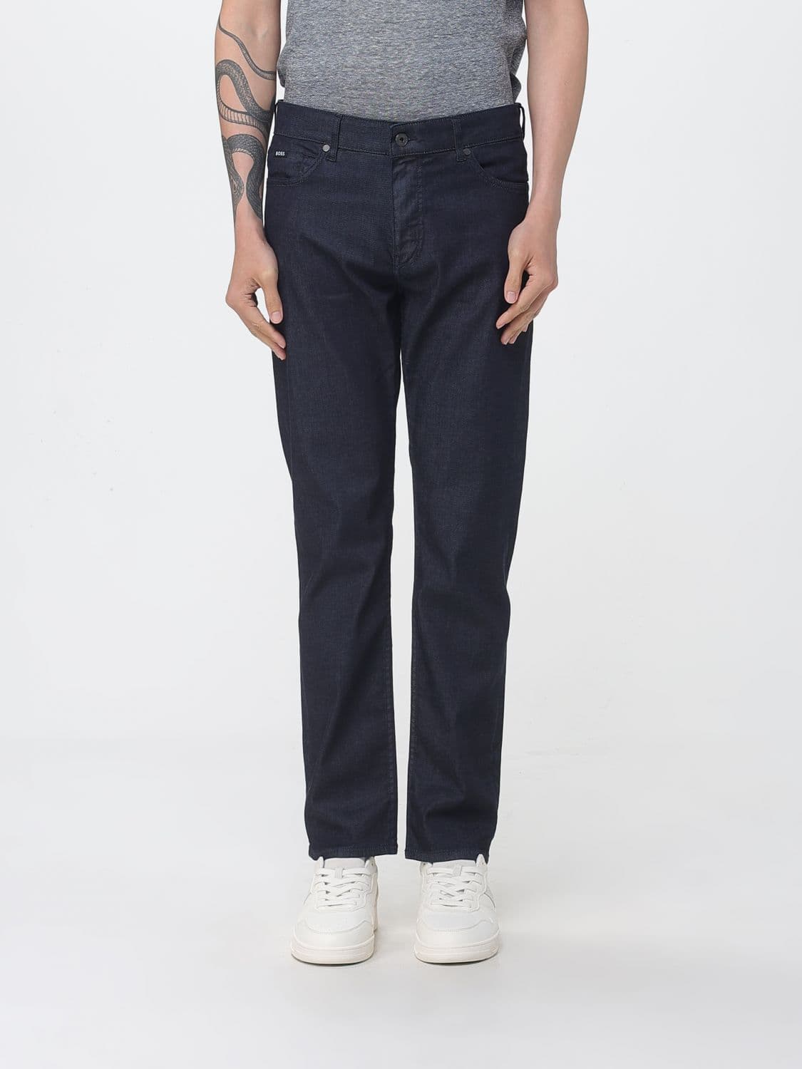Boss Cotton Denim Slim Fit Jeans