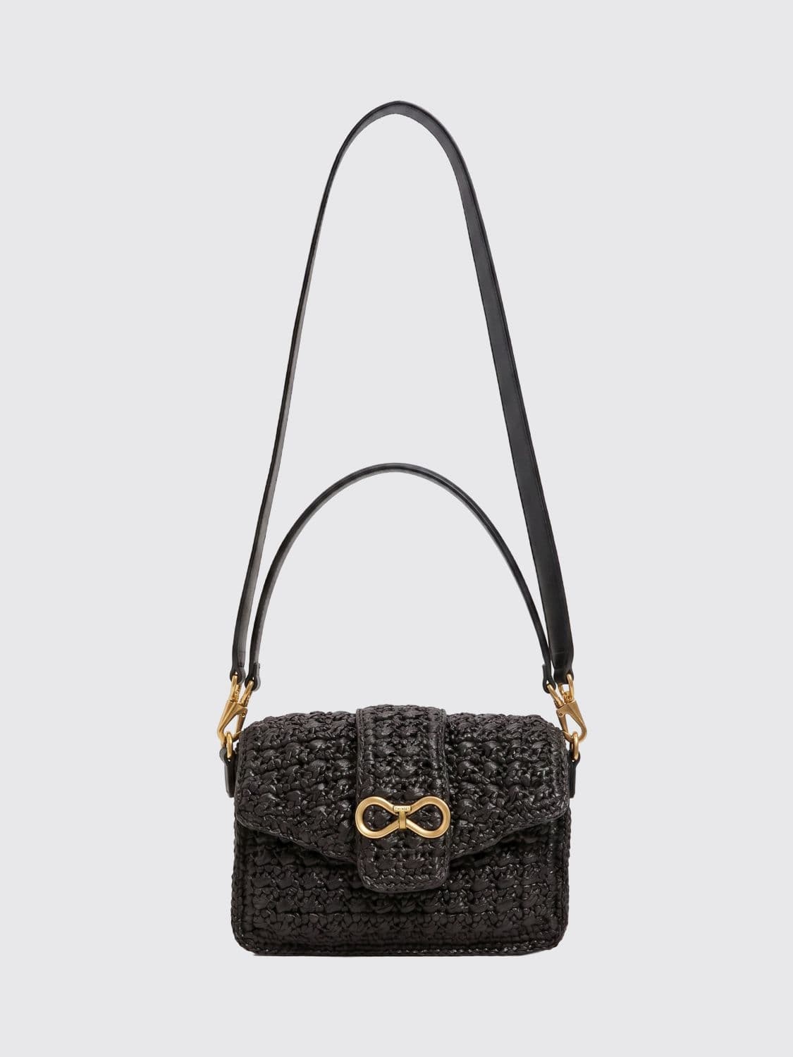 Twinset Crochet Raffia Bag