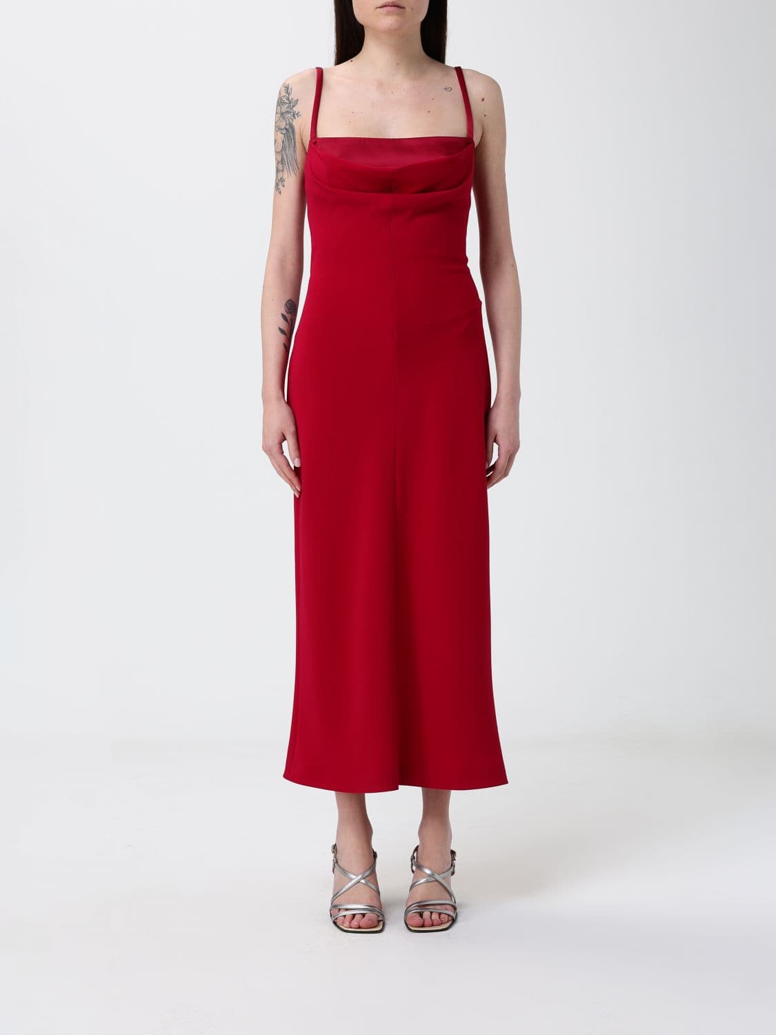 Max Mara Midi Dress in Crepe
