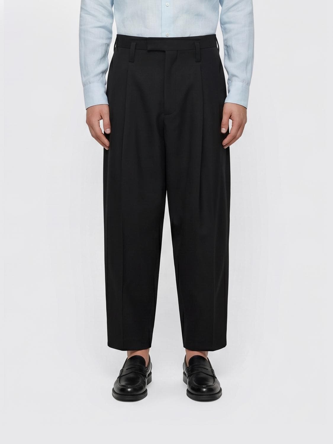 Jil Sander Wide-Leg Virgin Wool Tailored Trousers