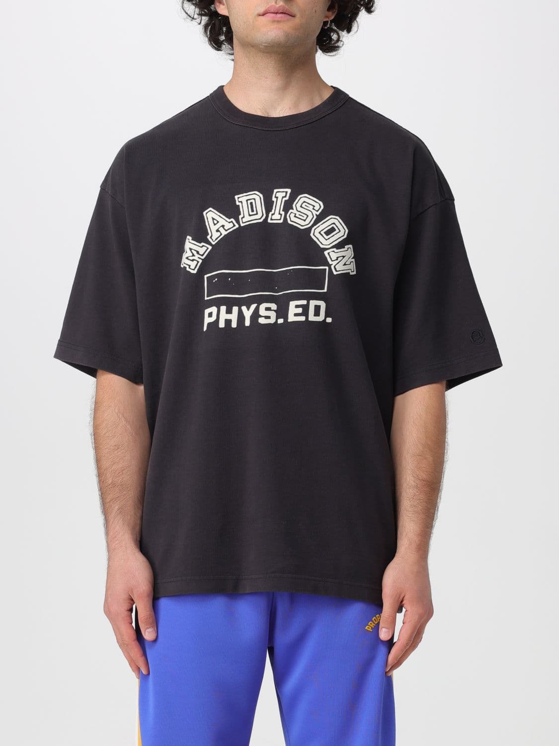 Champion Relaxed Fit Cotton T-Shirt with front logo and slogan print