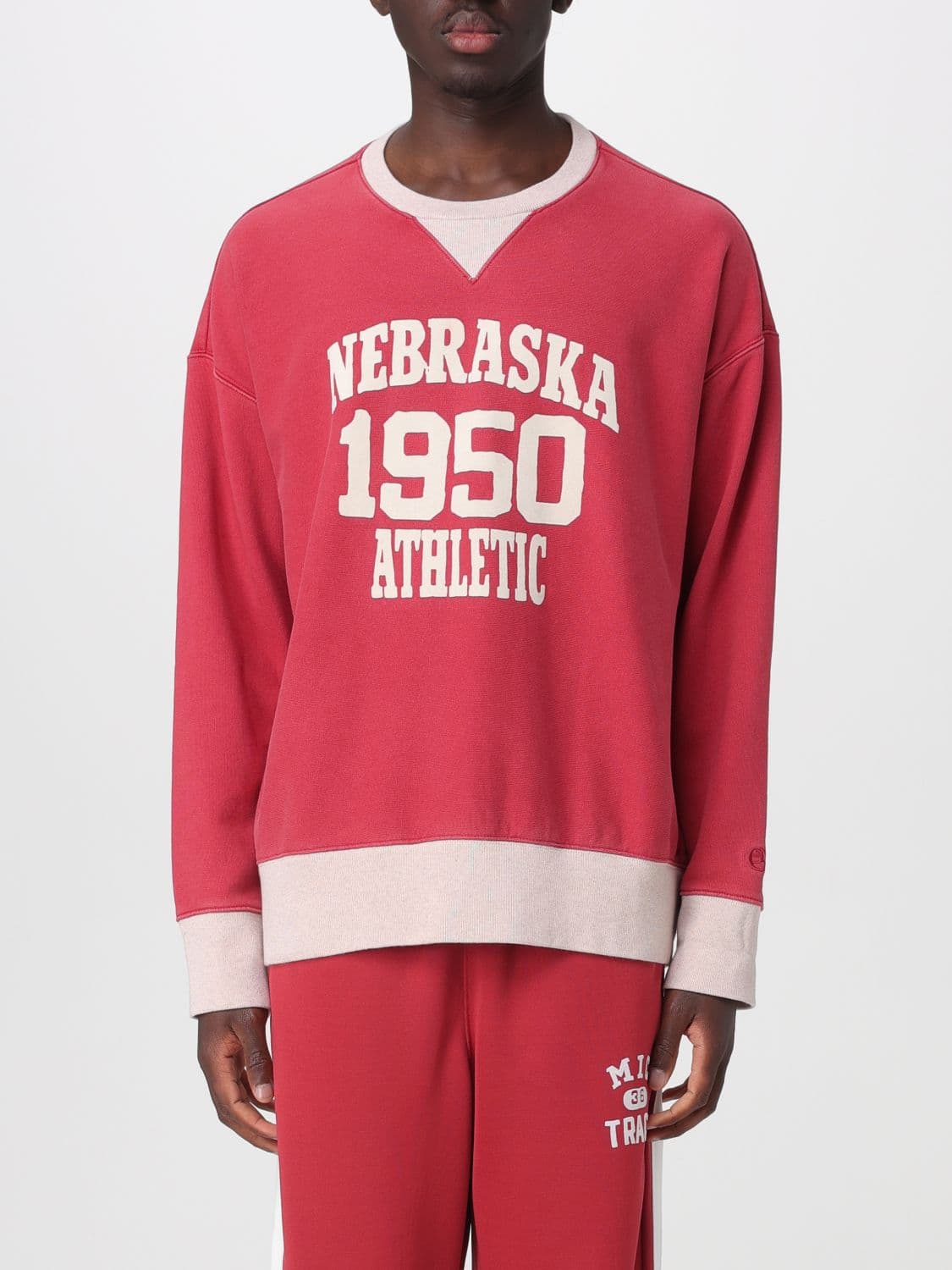 Champion Time Capsule Relaxed Fit Cotton Crew Neck Sweatshirt with slogan print