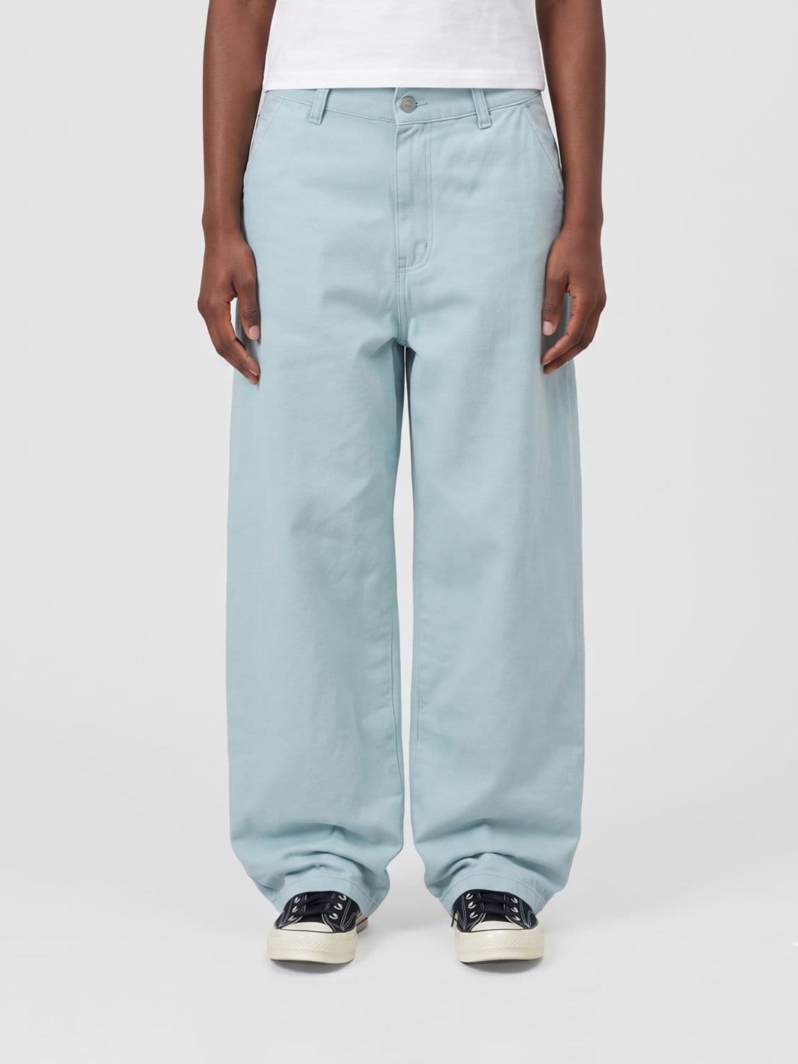 Carhartt Wip Brandon Cotton Denim Wide-leg Jeans · L