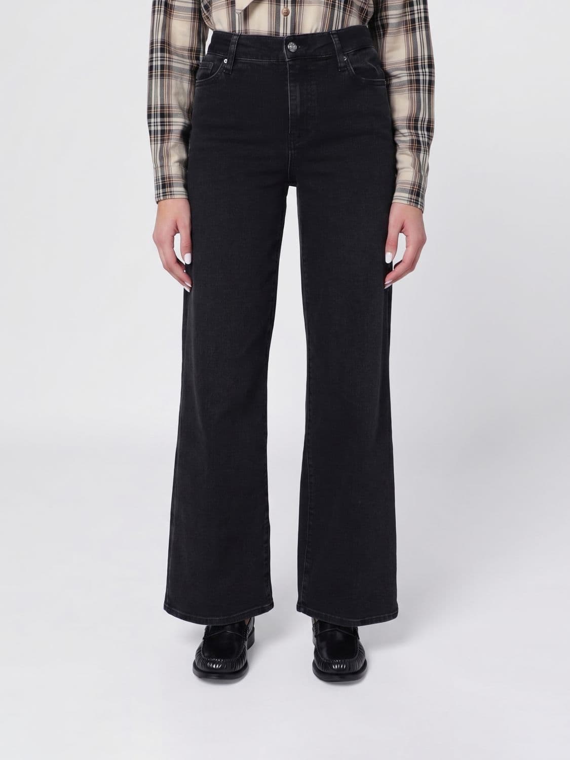 Frame Flared Cotton Denim Jeans