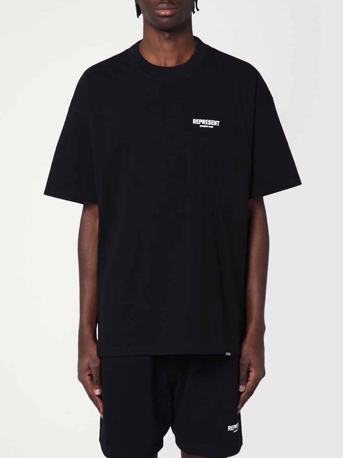 Represent Cotton T-Shirt with Logo