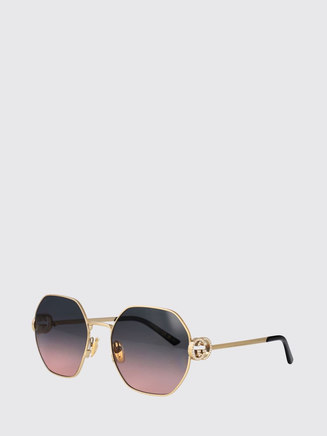 Gucci GG2046S Metal Sunglasses · 58