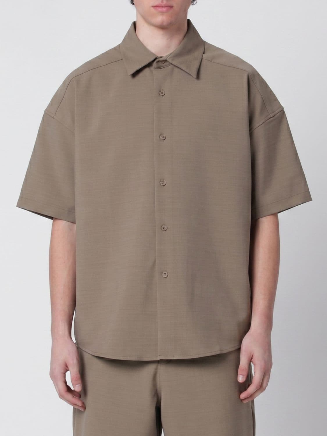 Entire Studios Wool Blend Casual Shirt