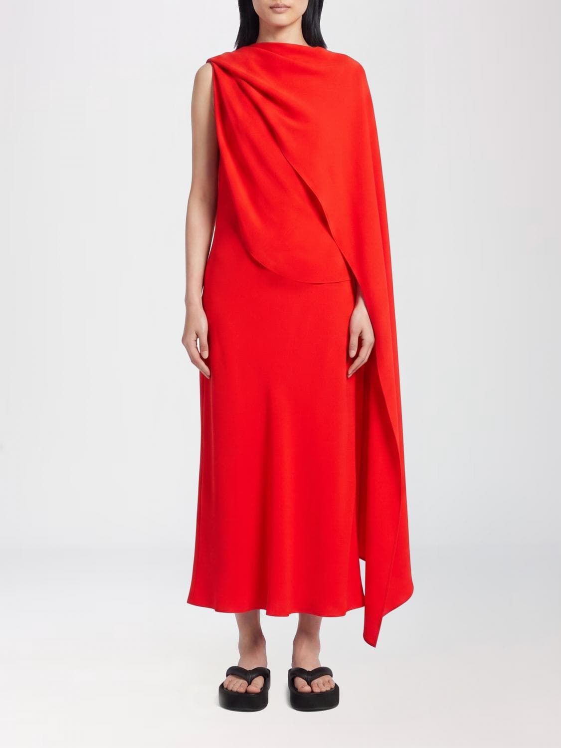 Balenciaga Silk Midi Dress