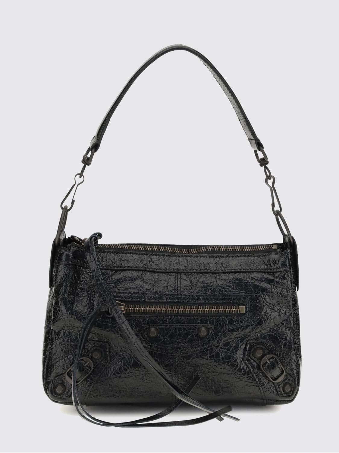 Balenciaga Le City Moto Arena Leather Bag