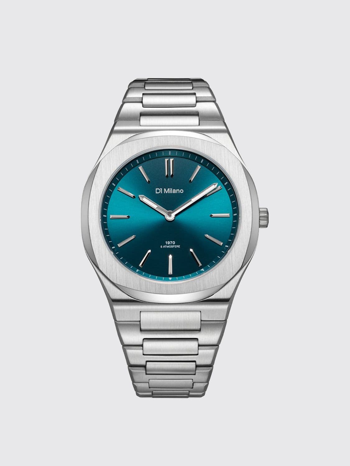 D1 Milano Groovy Green Stainless Steel Automatic Watch