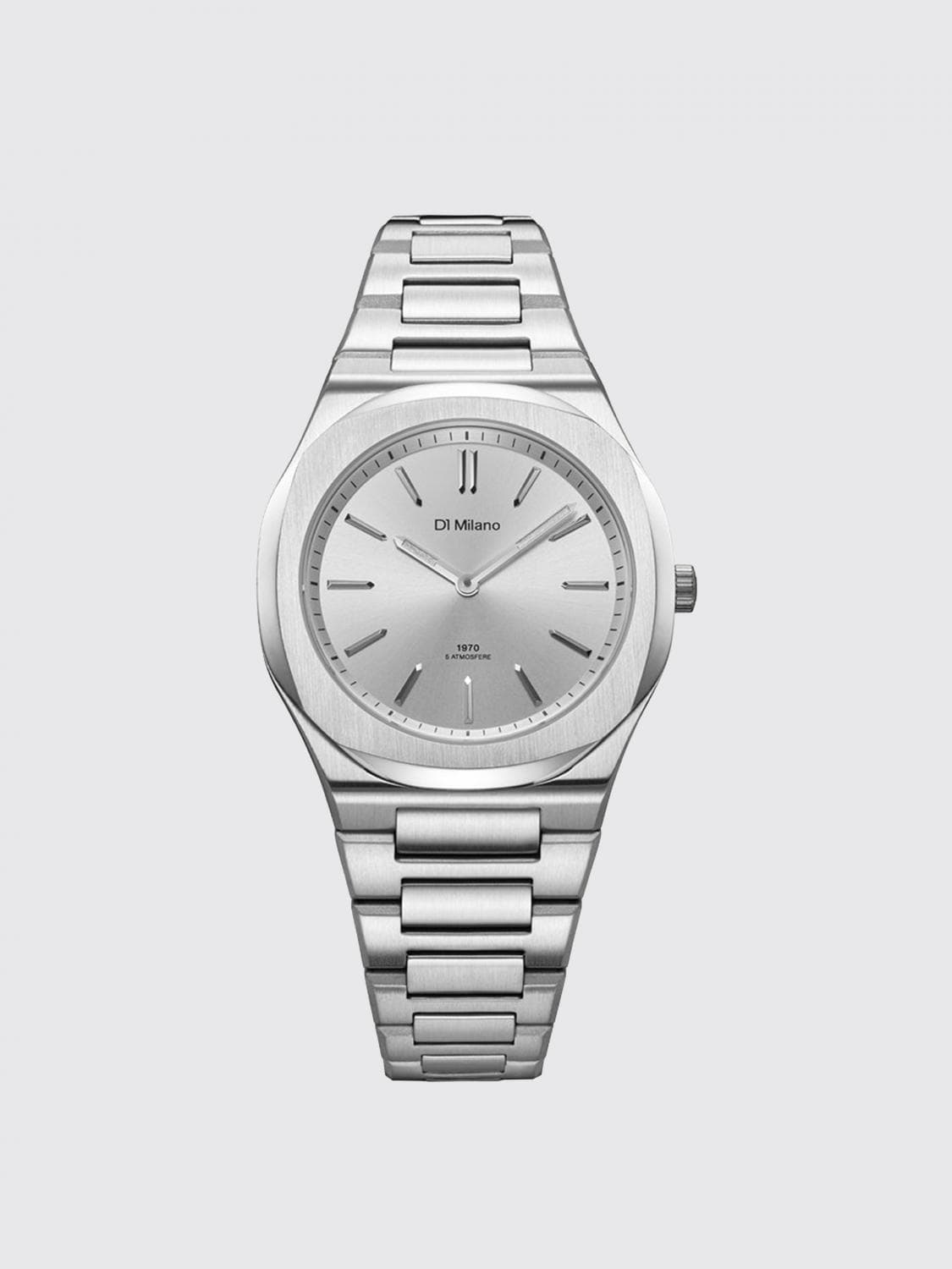 D1 Milano Silver Mellow Stainless Steel Automatic Watch · OS