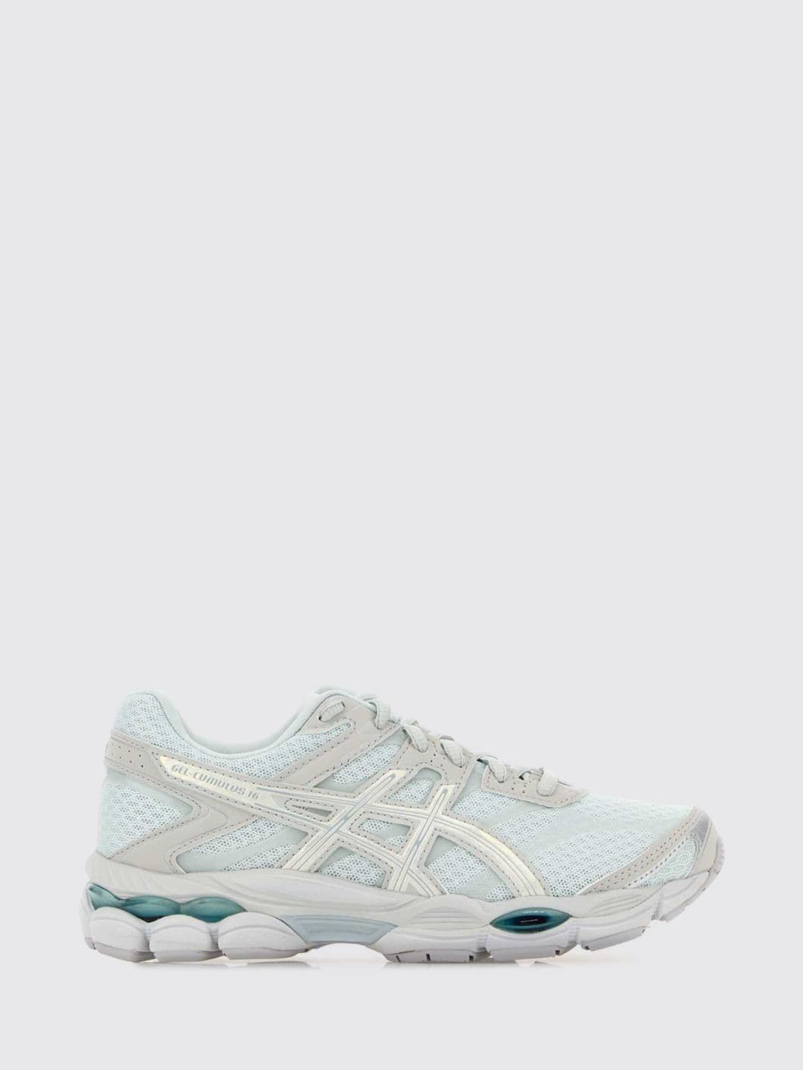 Asics Gel-Cumulus 16 Synthetic Leather and Mesh Sneakers with Logo