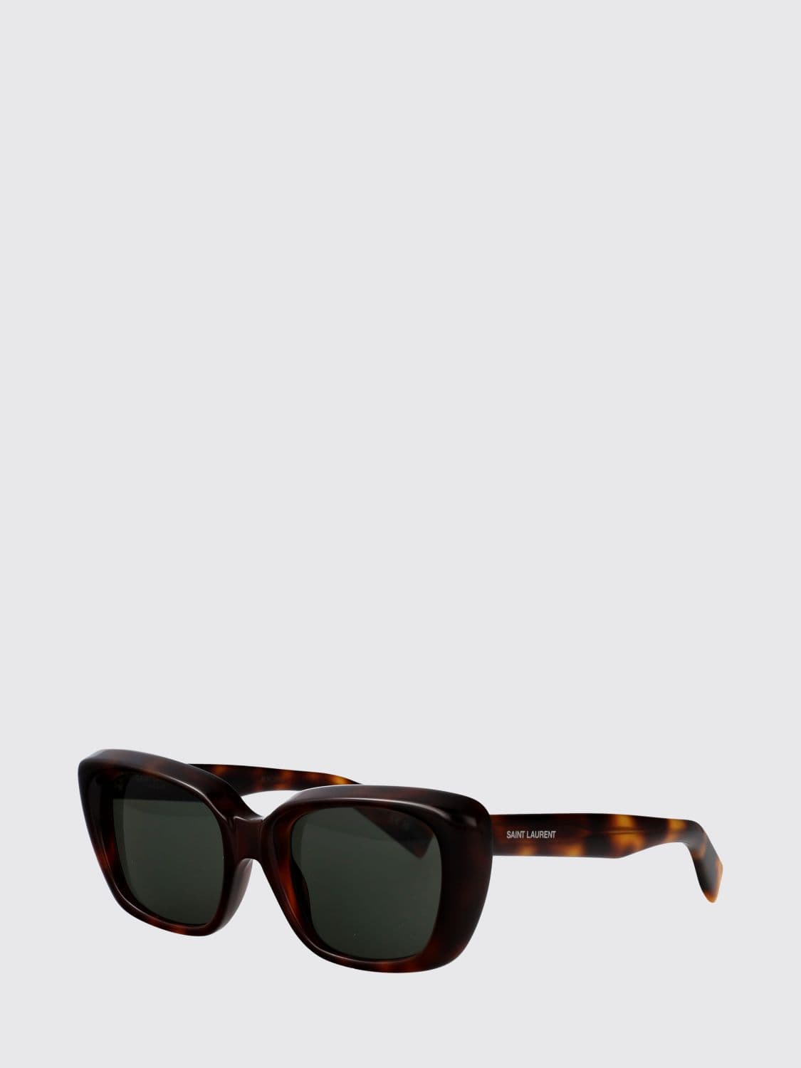 Saint Laurent Cat-Eye Recycled Acetate Sunglasses with Logo