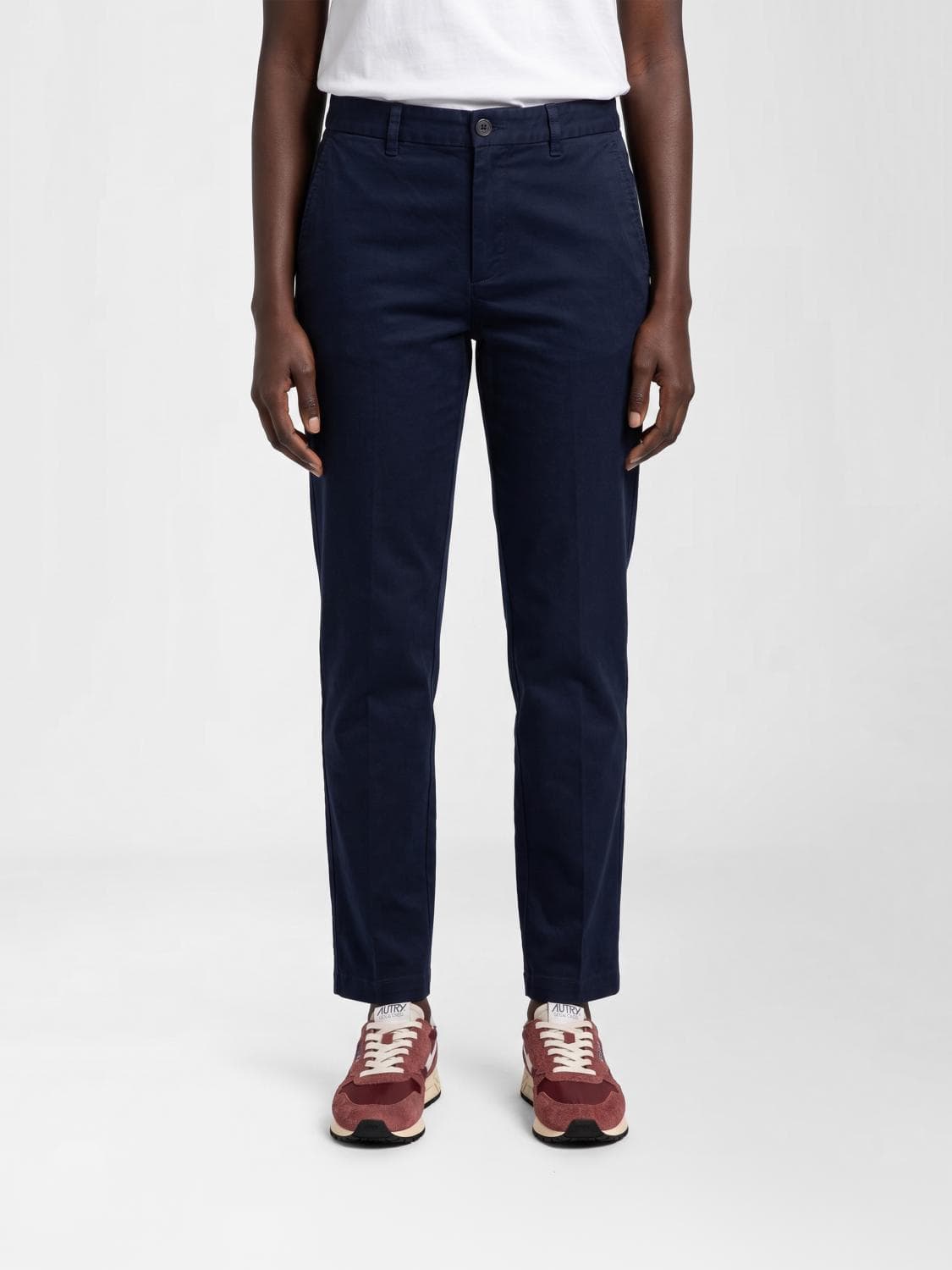 Polo Ralph Lauren Navy Blue Stretch Cotton Slim Fit Chino Trousers · 6