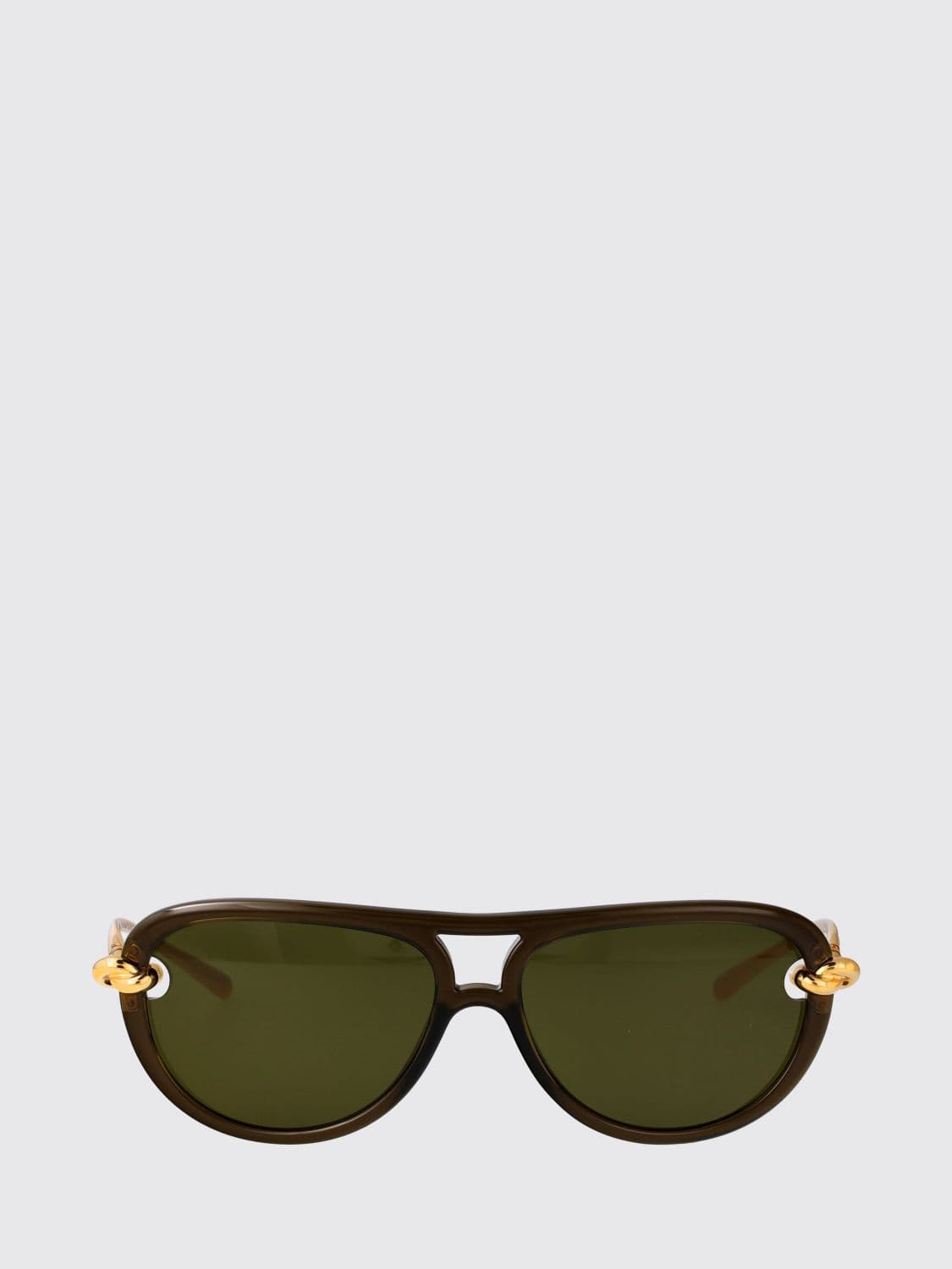 Bottega Veneta BV1418S Sunglasses in Metal and Acetate · 58