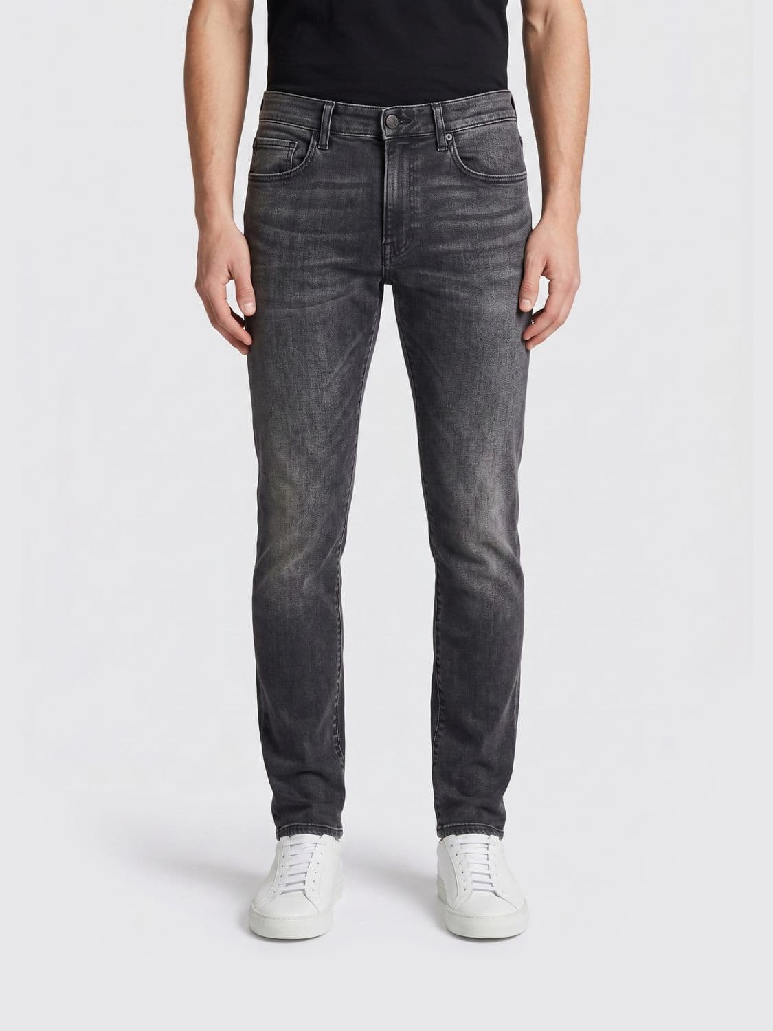 Pt Torino Slim Fit Skinny Jeans in Cotton Denim with 5 Pockets