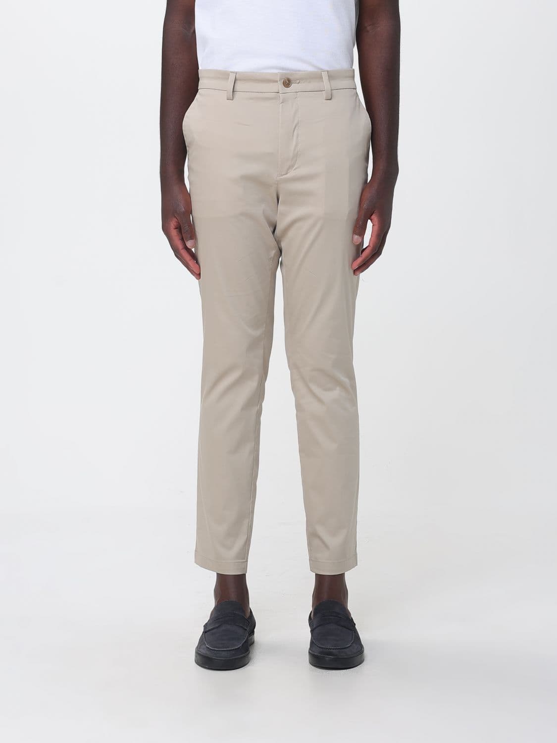 Boss Slim Fit Cotton Blend Chino Trousers