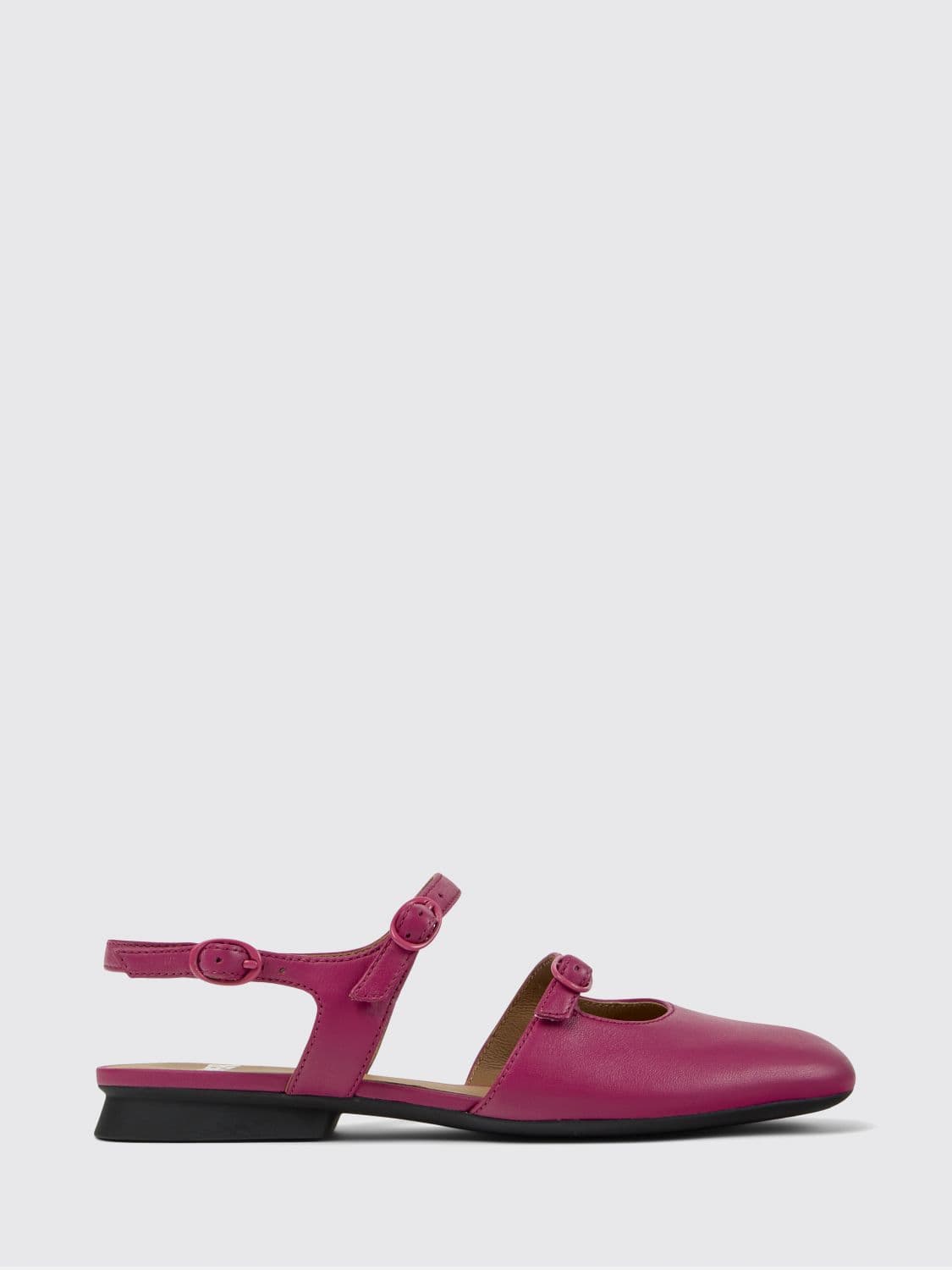 Camper Casi Myra Leather Mary Jane Slingback Flats
