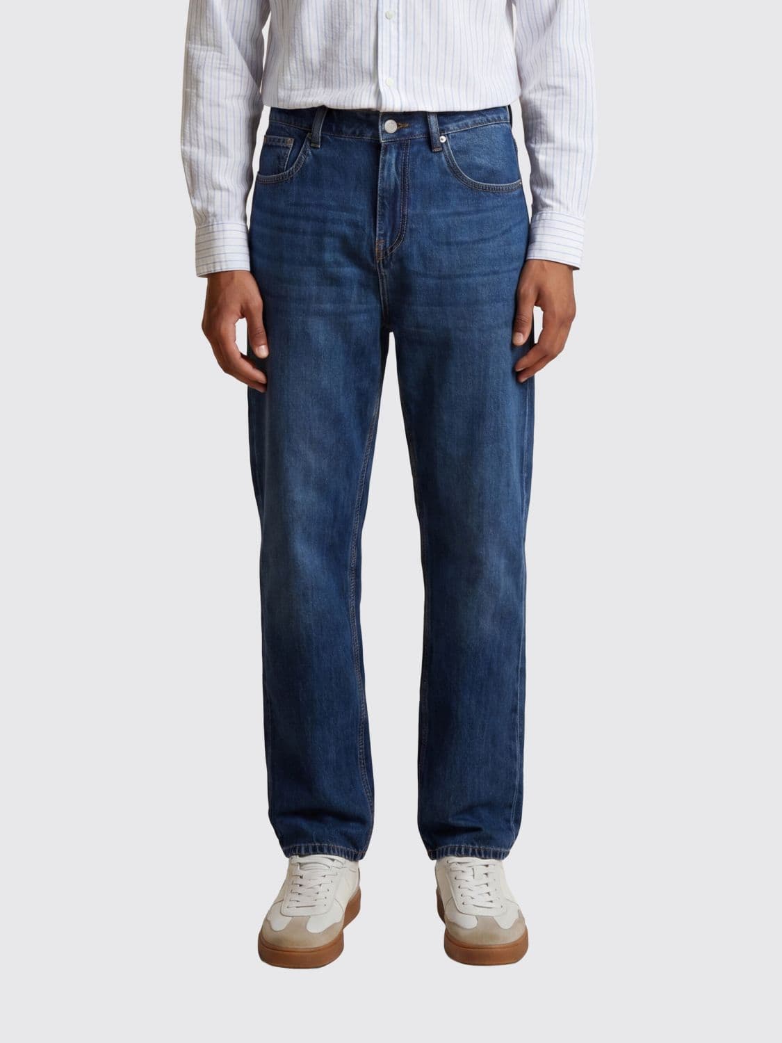 La Martina Regular Fit Straight Leg Cotton Denim Jeans