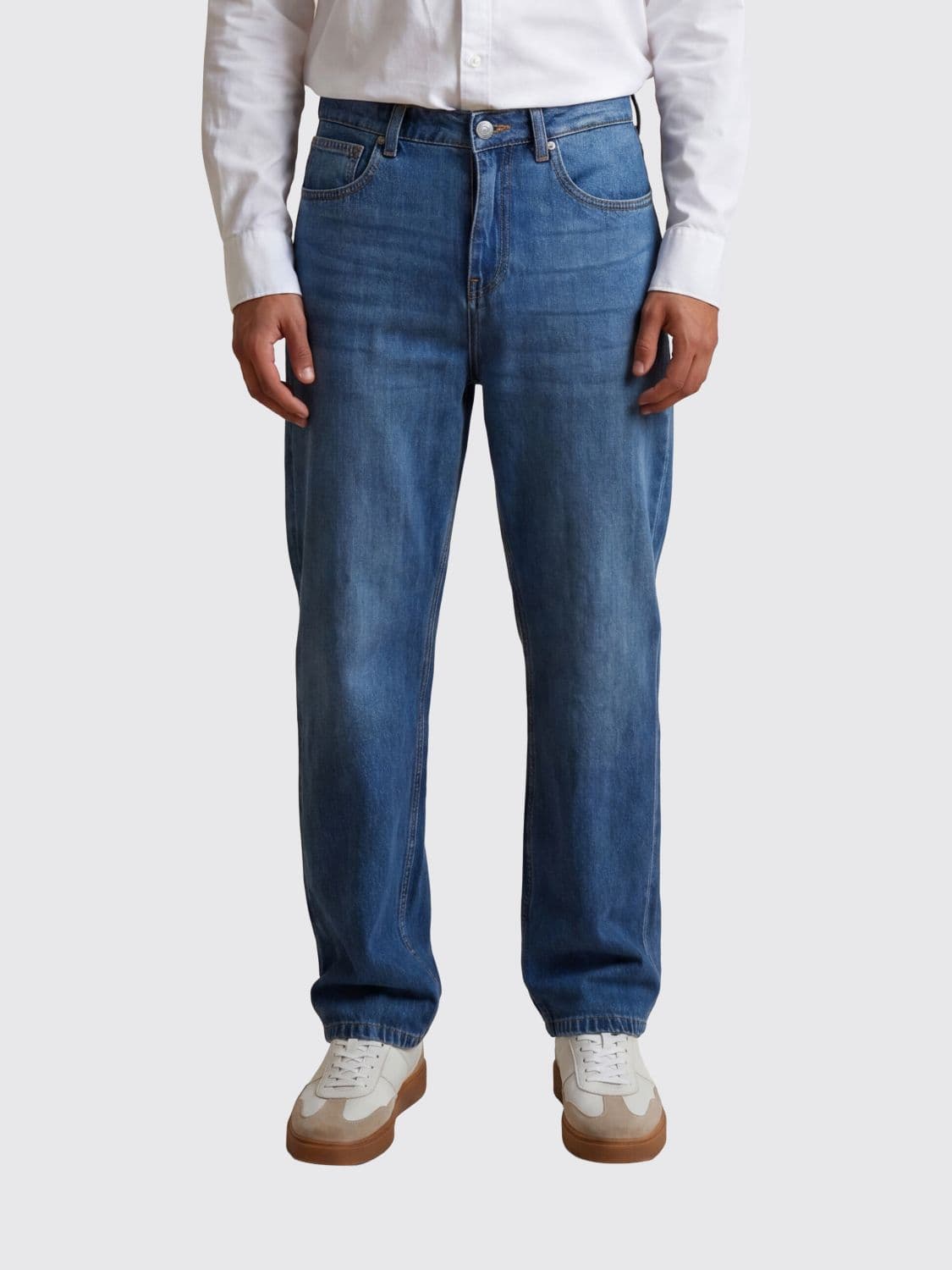 La Martina Regular Fit Straight Leg Cotton Denim Jeans