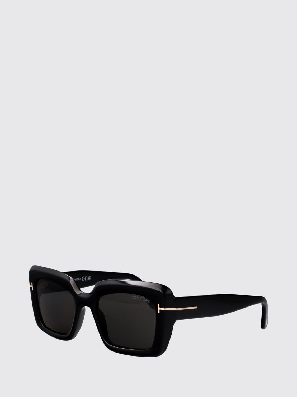 Tom Ford Rectangular Cat-Eye Acetate Sunglasses · 52
