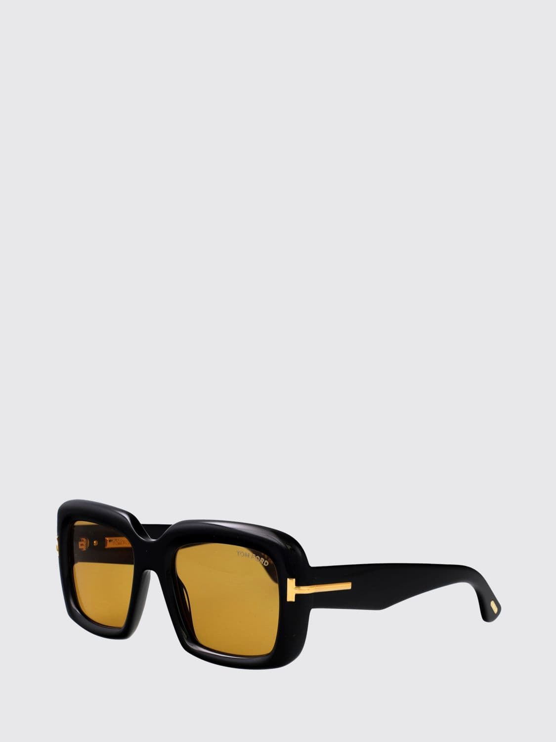 Tom Ford Tortoiseshell Cat-Eye Acetate Sunglasses with Logo Detail · 53