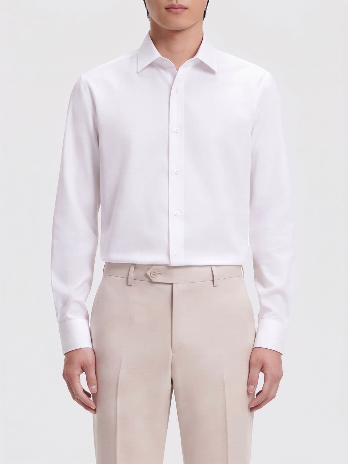 Boss Regular Fit Cotton Shirt with French Collar