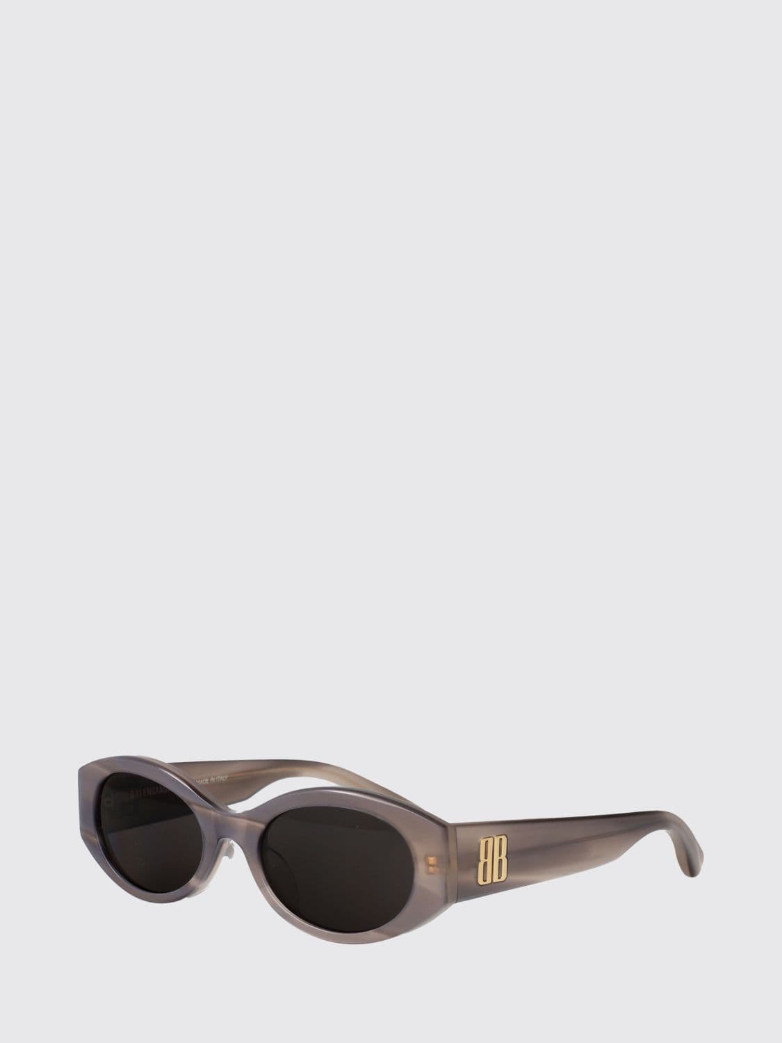 Balenciaga Cat-Eye Acetate Sunglasses with Monogram Logo and Dark Lenses · 53