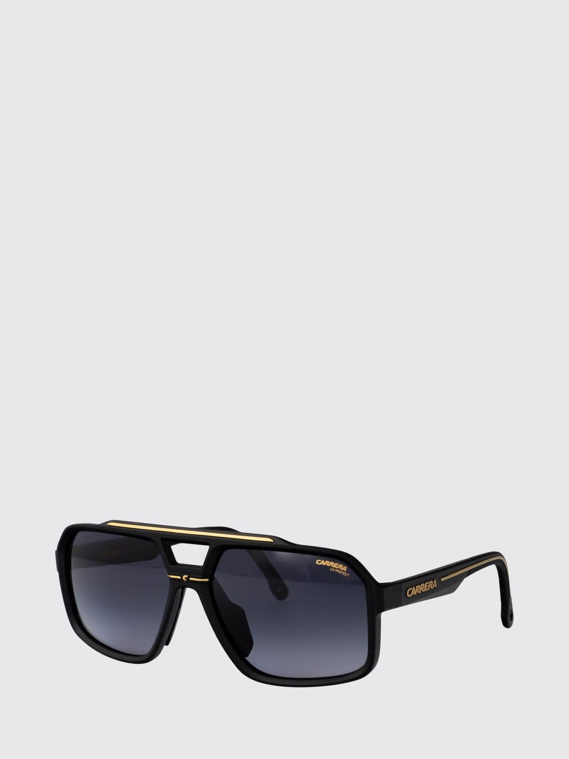 Carrera Rectangular Aviator Acetate Sunglasses with Double Bridge