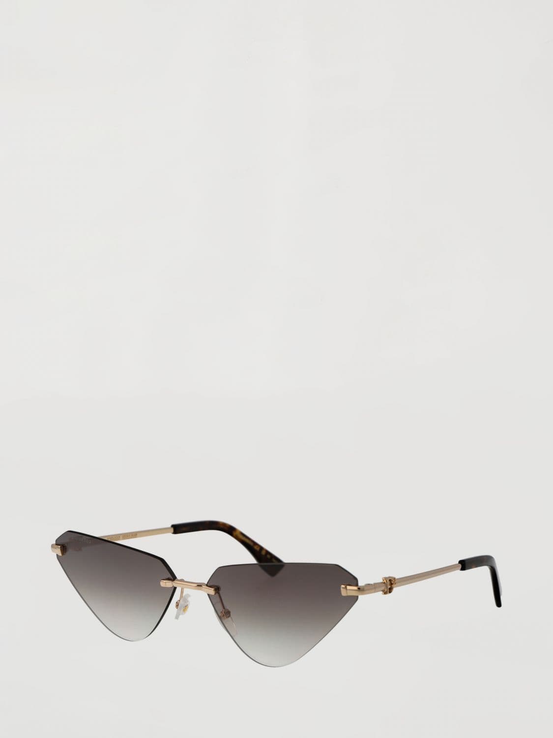 Dsquared2 Gold-Tone Metal Cat-Eye Sunglasses with Gradient Lenses