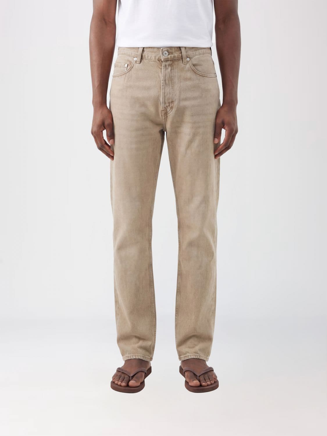 Our Legacy First Cut Straight Leg Jeans in Organic Cotton Denim