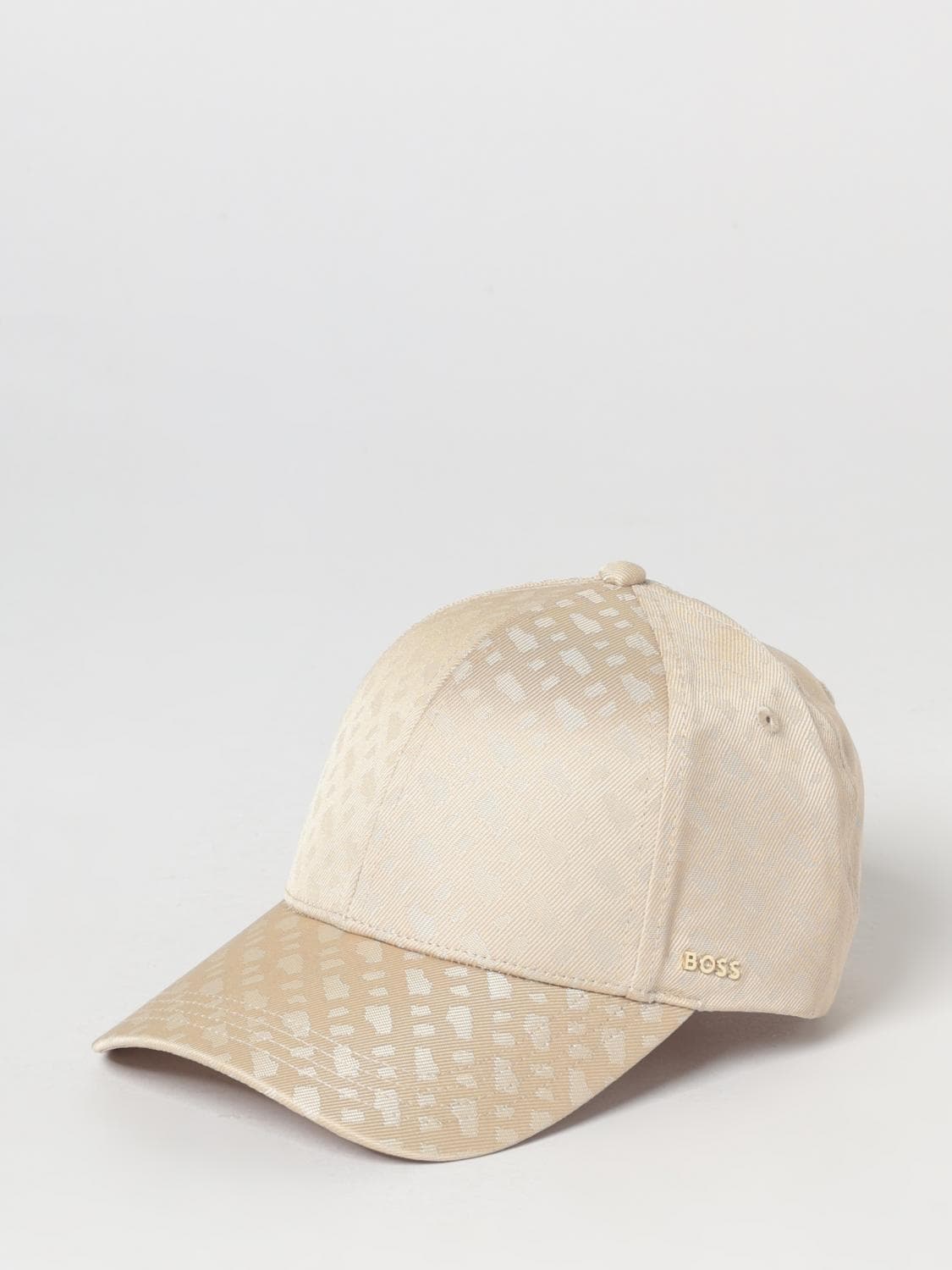 Boss Polyester Baseball Cap with All-Over Jacquard Logo · OS