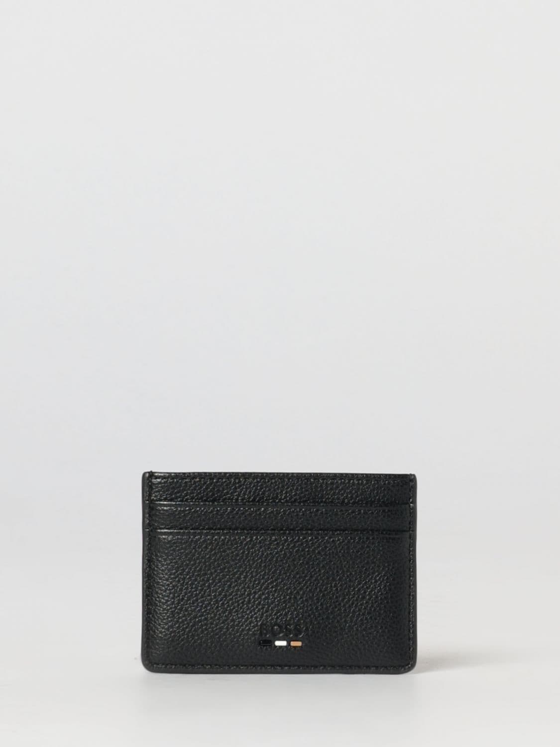 Boss Flat Grained Faux Leather Card Holder with 5 Slots