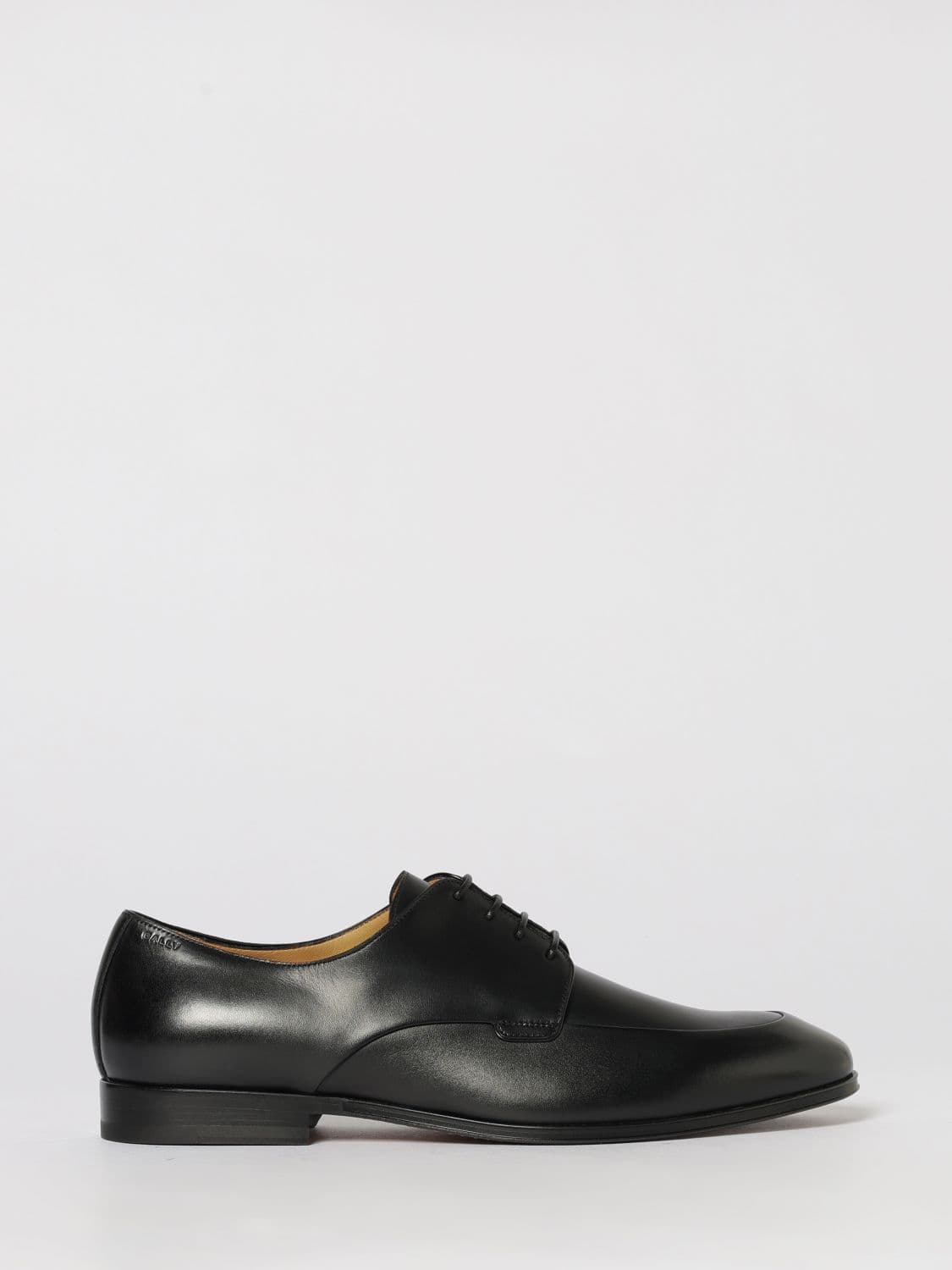 Bally Regent Smooth Calfskin Leather Derby Shoes with Round Toe