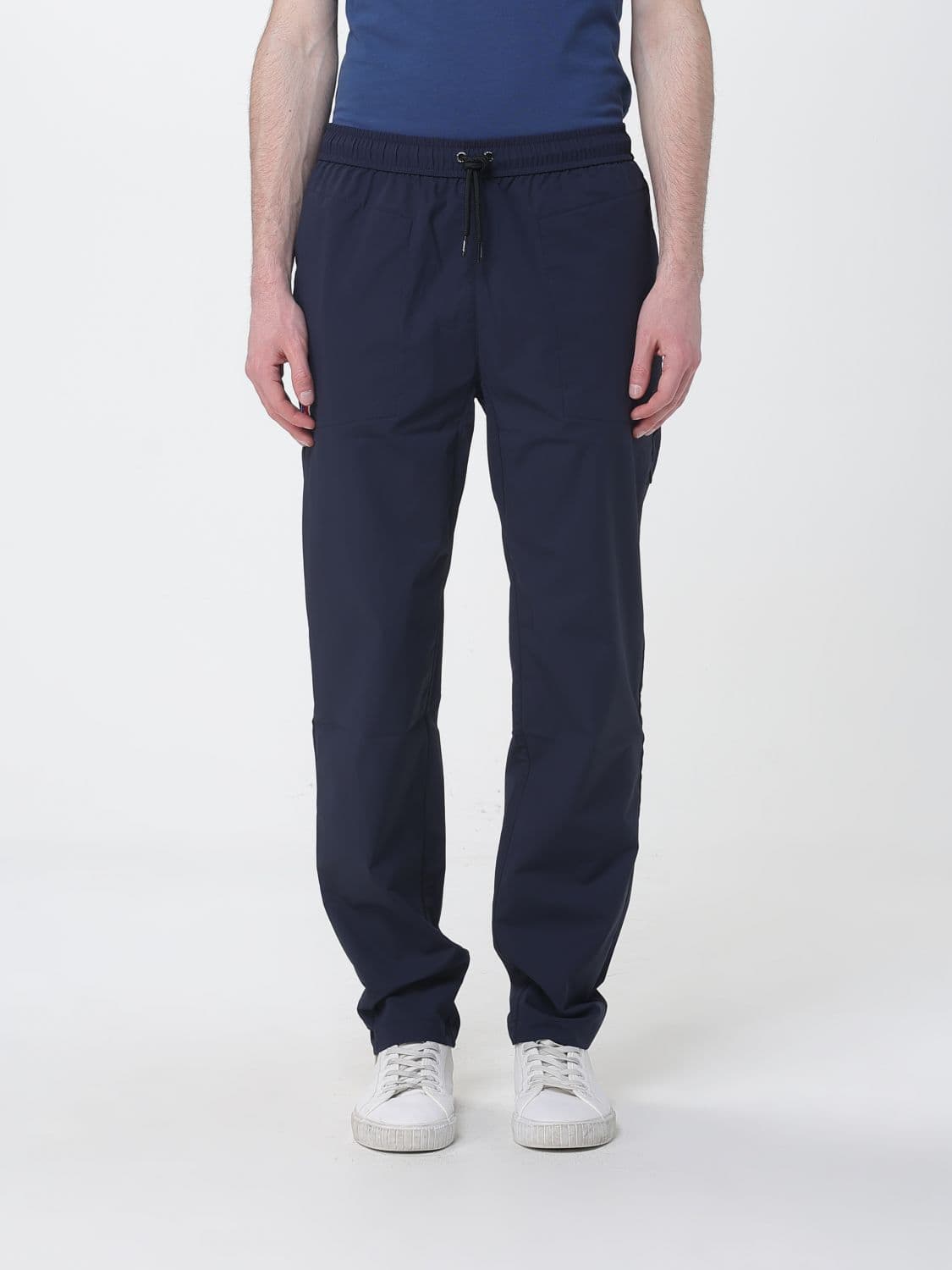 K-Way Stretch Tech Fabric Jogging Trousers with Elastic Waistband · L