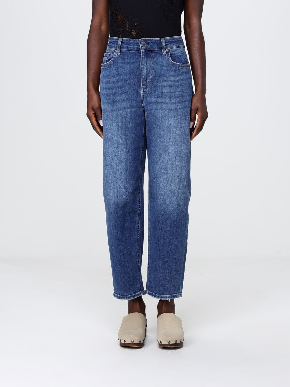 Liu Jo Stretch Denim Straight Jeans