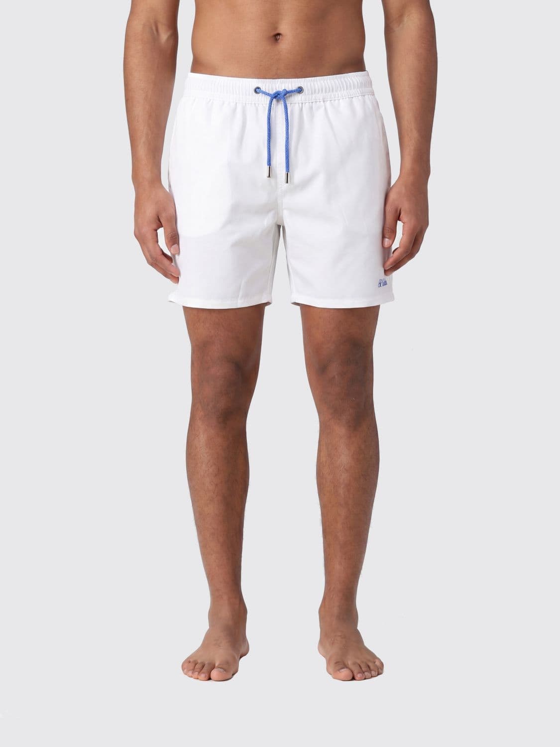 Mc2 Saint Barth Short Swim Shorts with Elasticated Drawstring Waist