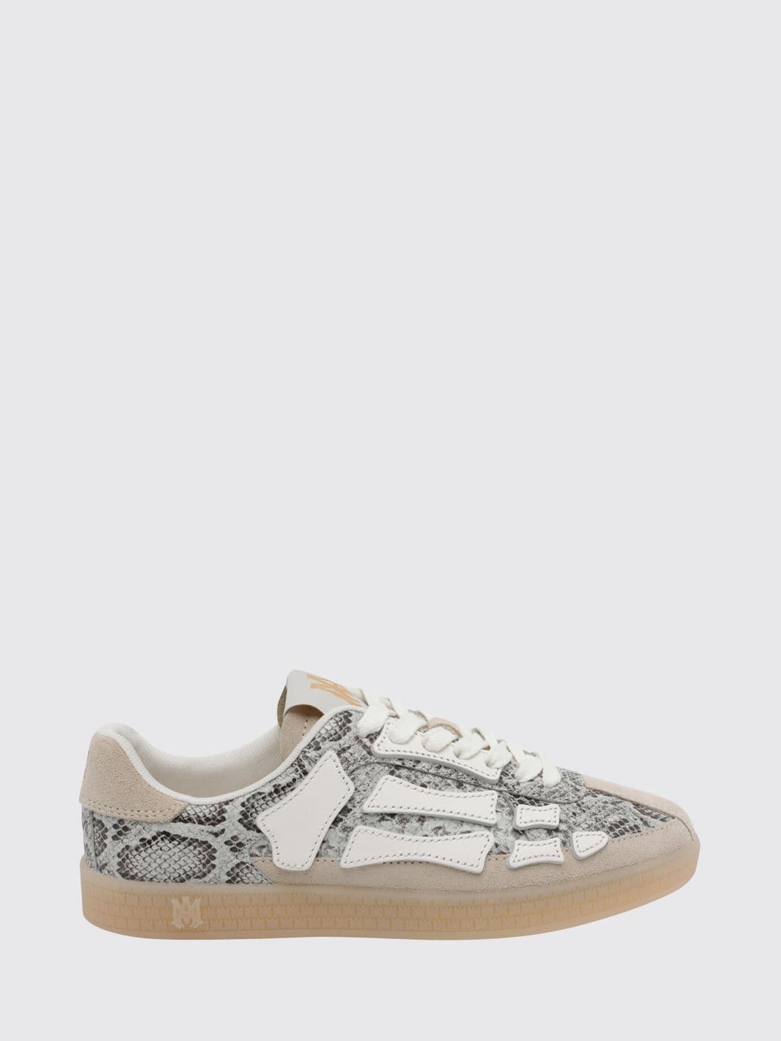 Amiri Skel Sneakers in Python Print Leather
